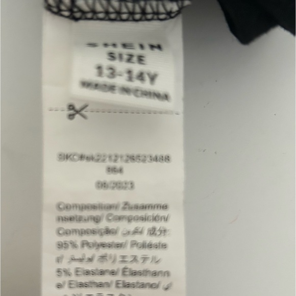 Shein Big Kids Stay Wild Cool Bear Graphic Short Sleeve Tee Shirt - Size 13-14 Y - Picture 5 of 6